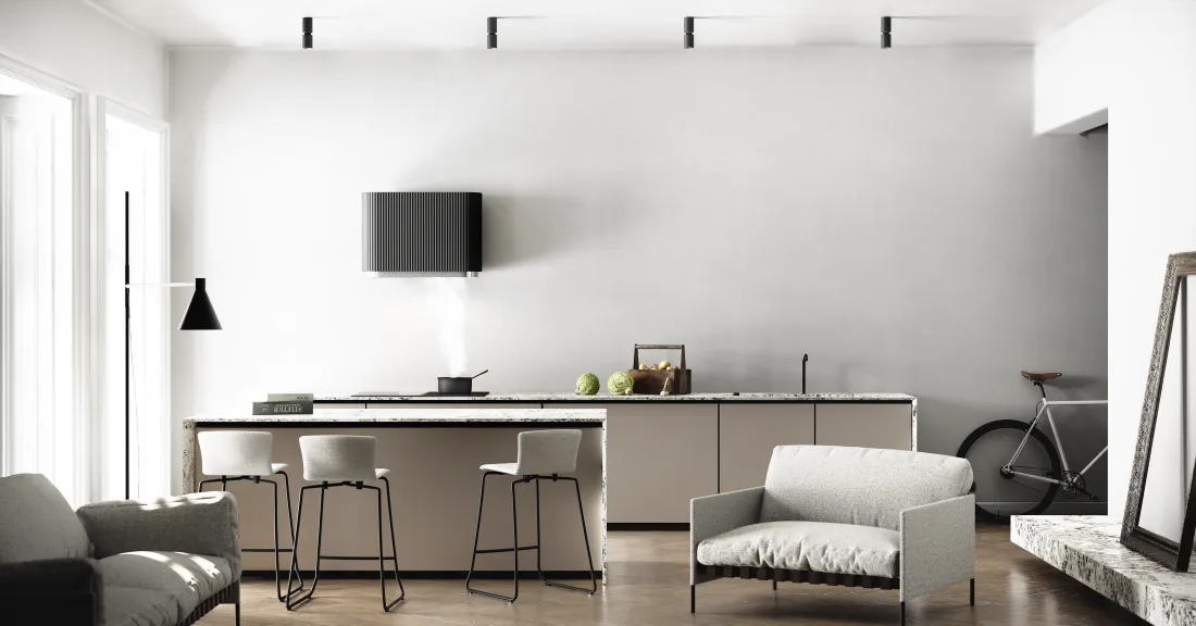 Image Chimney hood MONO 60 Black CDP6003B