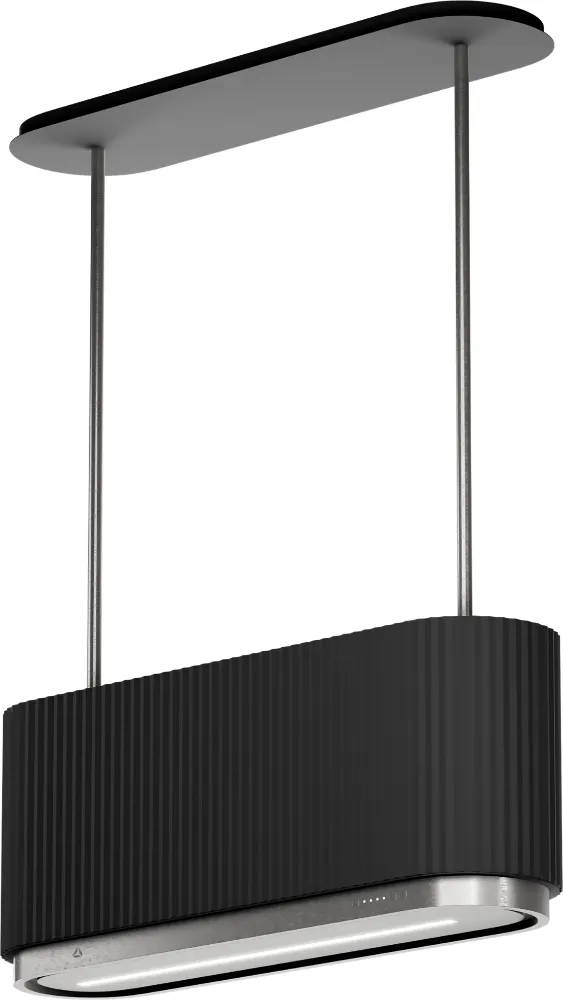 Island hood MONO W Black CDW9001B