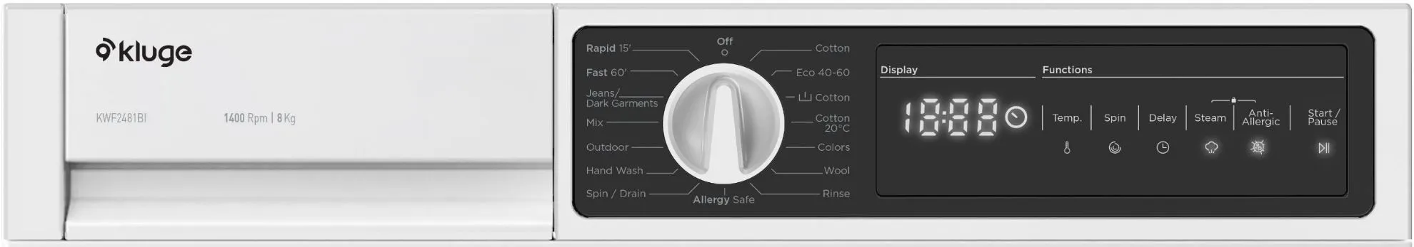 Image BUILT-IN WASHING MACHINE KWF2481BI