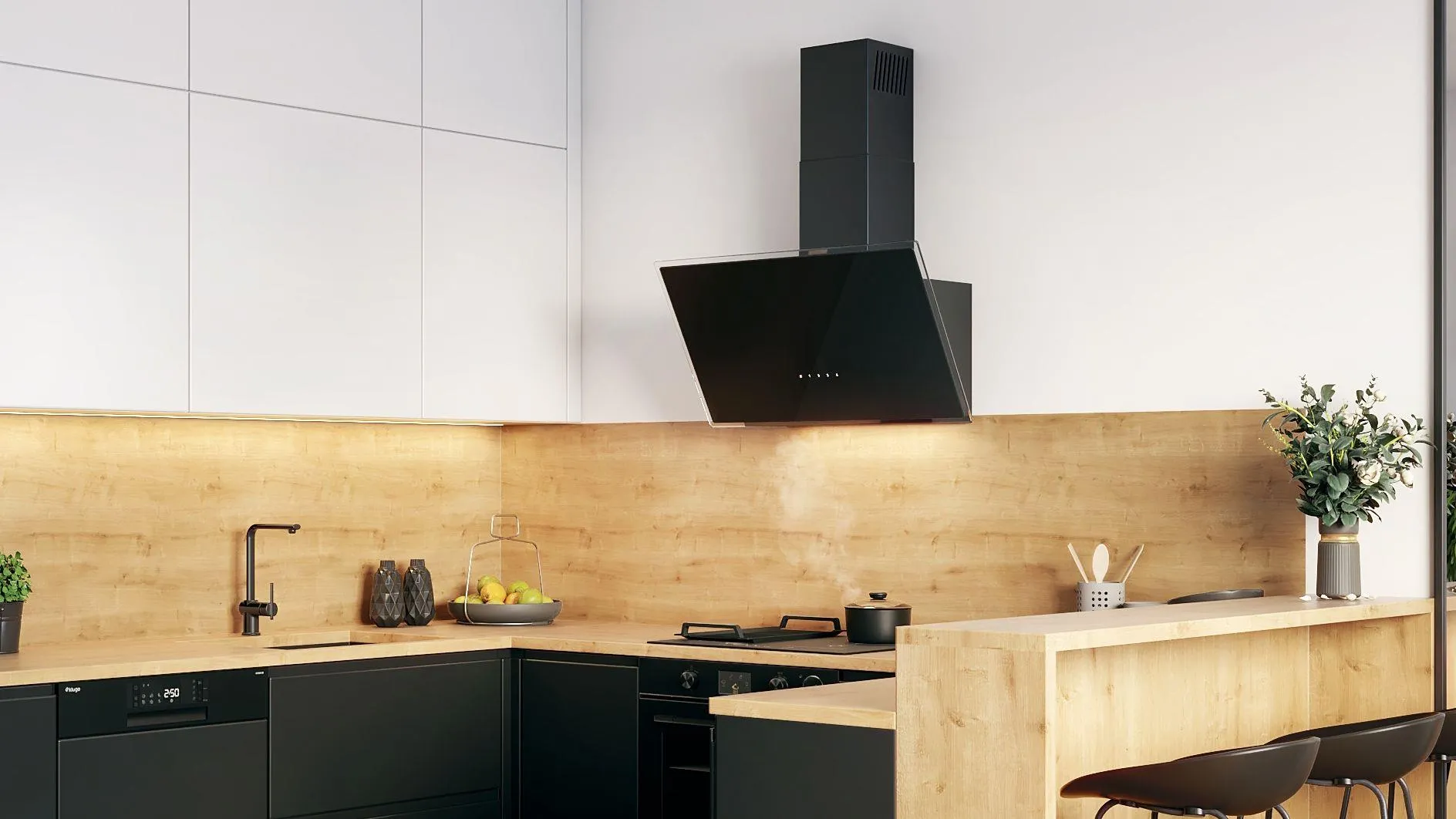 Image CHIMNEY HOOD KOS8301BLG