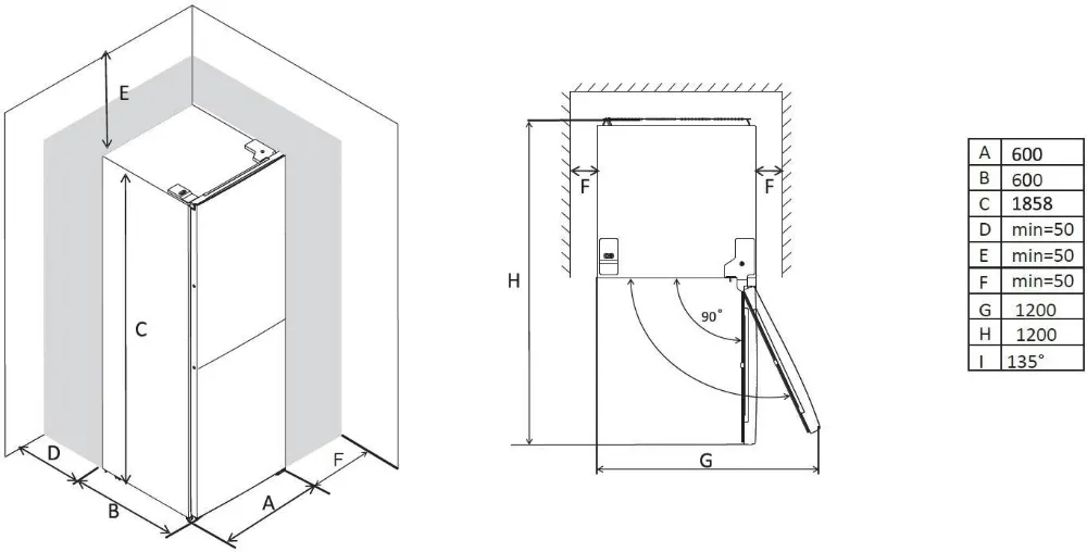 Image COMBINED REFRIGERATOR RCN2293WD