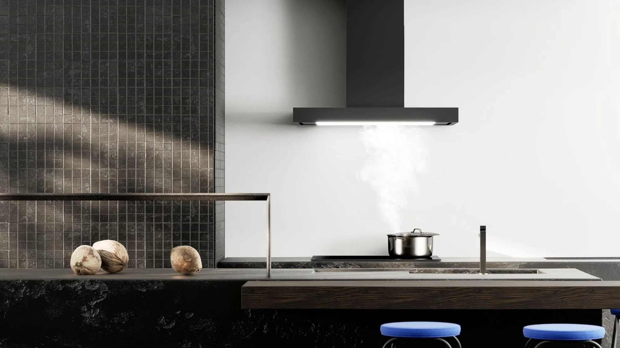 Image Chimney hood T-Light Black 60 (CDT6002C)