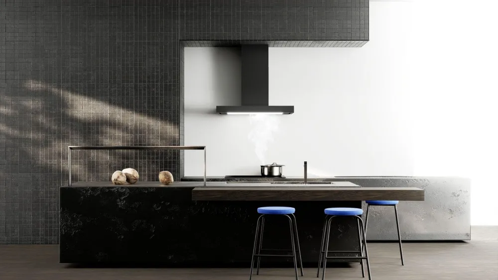 Image Chimney hood T-Light Black 60 (CDT6002C)