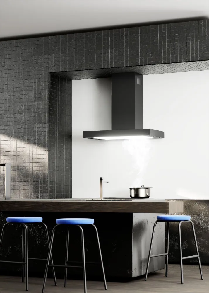 Image Chimney hood T-Light Black 60 (CDT6002C)