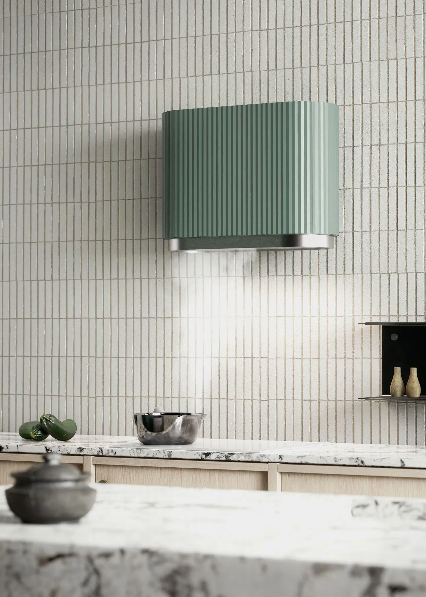 Image Chimney hood MONO 60 Green CDP6003GR
