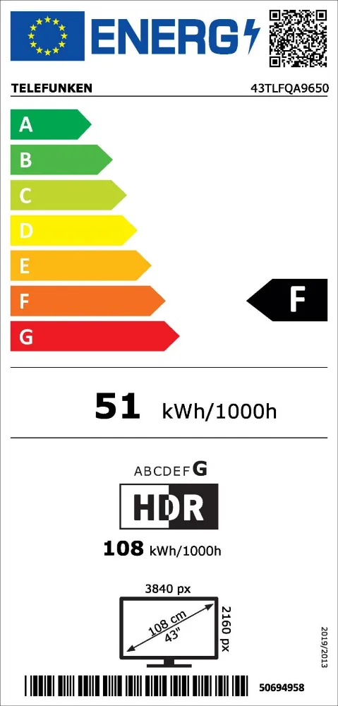 Image TV 43TLFQA9650 SMART