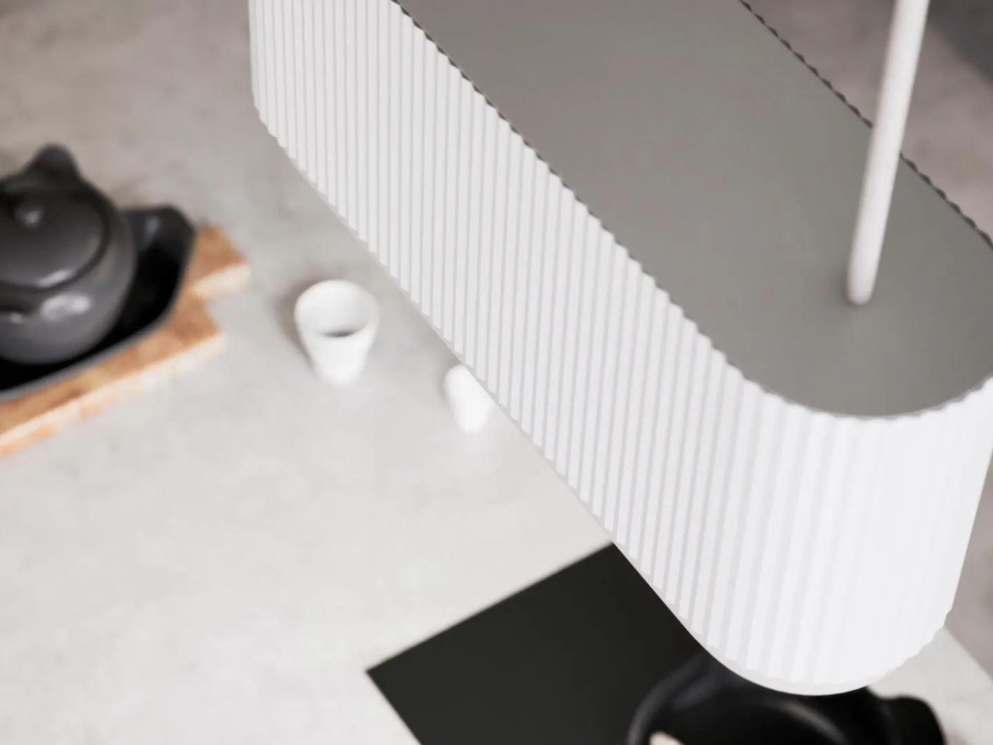 Image Island hood MONO W White CDW9001W