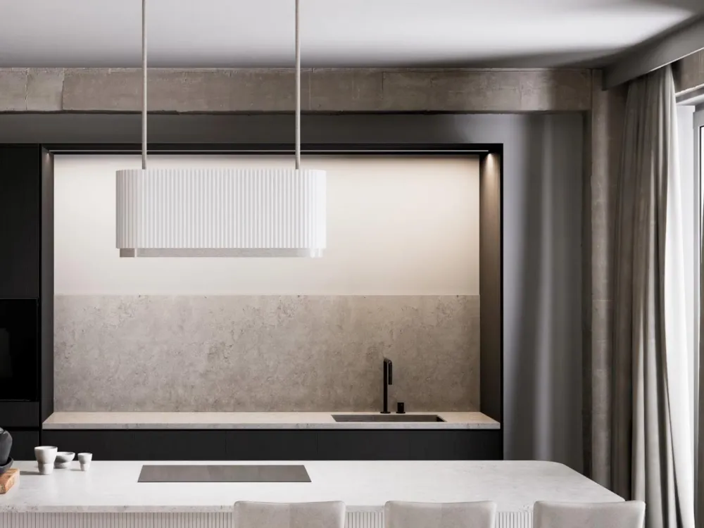 Image Island hood MONO W White CDW9001W