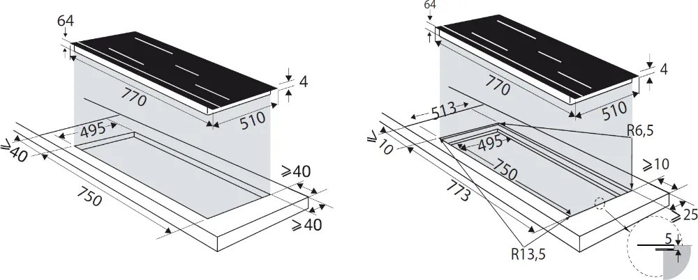 Image Induction hob BPI384HUB