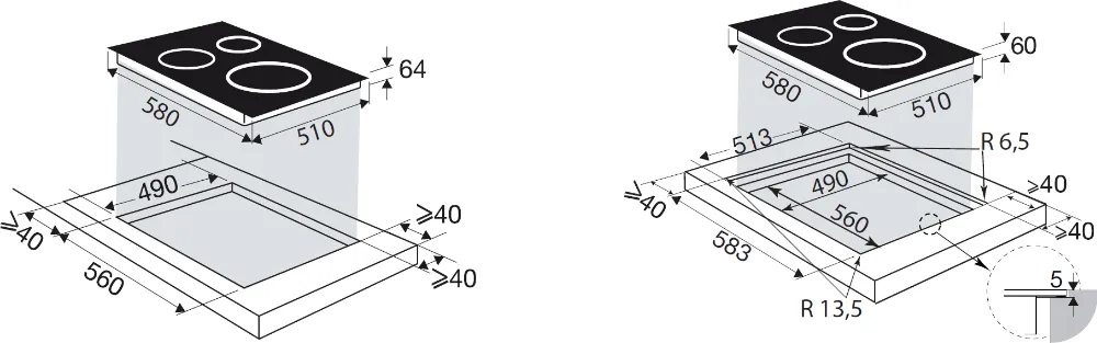 Image INDUCTION HOB BPI364HSB