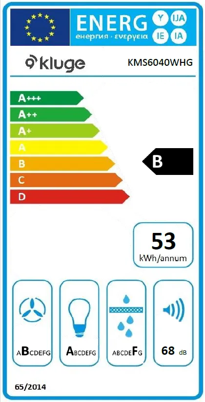 Image ANGLED CHIMNEY HOOD KMS6040WHG