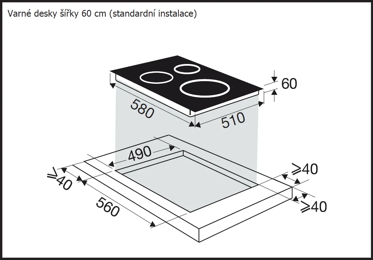 Image Induction hob BPI3641PB