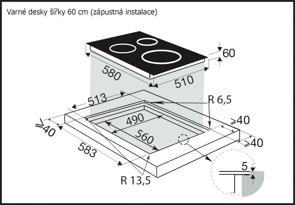 Image Induction hob BPI3641PB