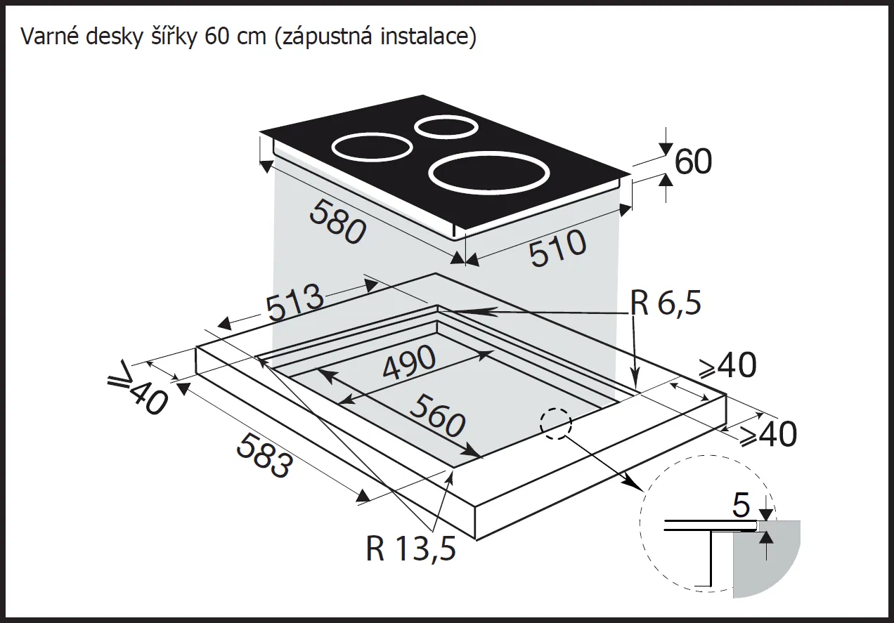 Image Induction hob BPI3641SB