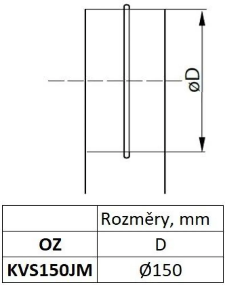 Image Nypl - coupling, round channel 150 mm, galvanized