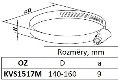 Image Clamping strap 150-170 mm