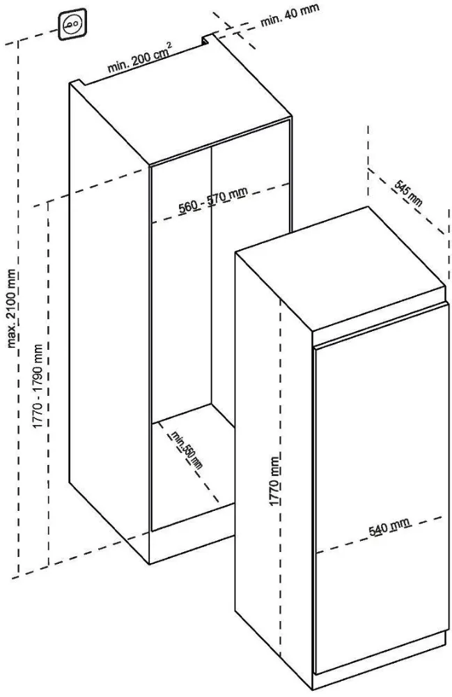 Image FREEZER DFU1781EN