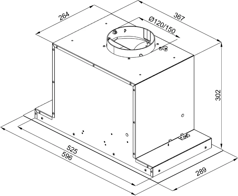 Image FULLY BUILT-IN HOOD KMV6040BL-01