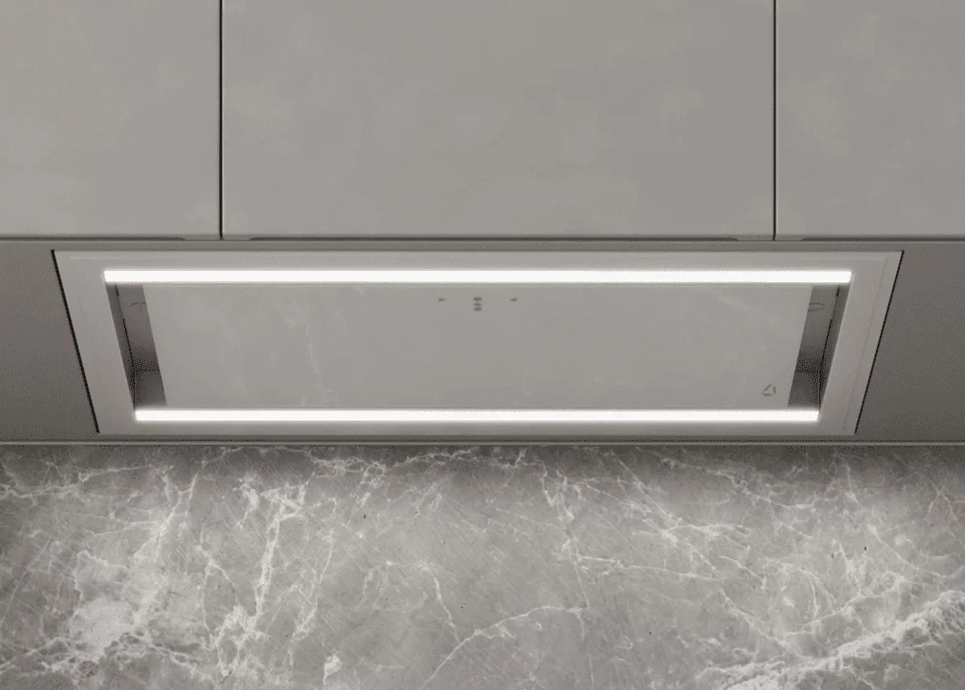 Image Built-in hood Duo 74 White (CDZ7405B)