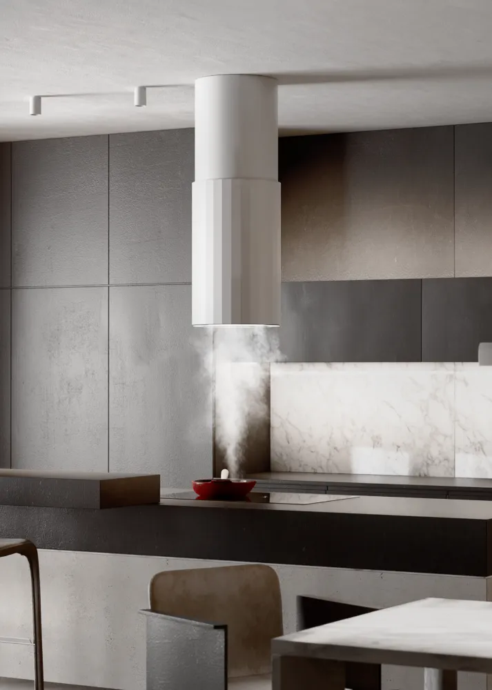 Image Island hood Roto W White (CDW3803B)