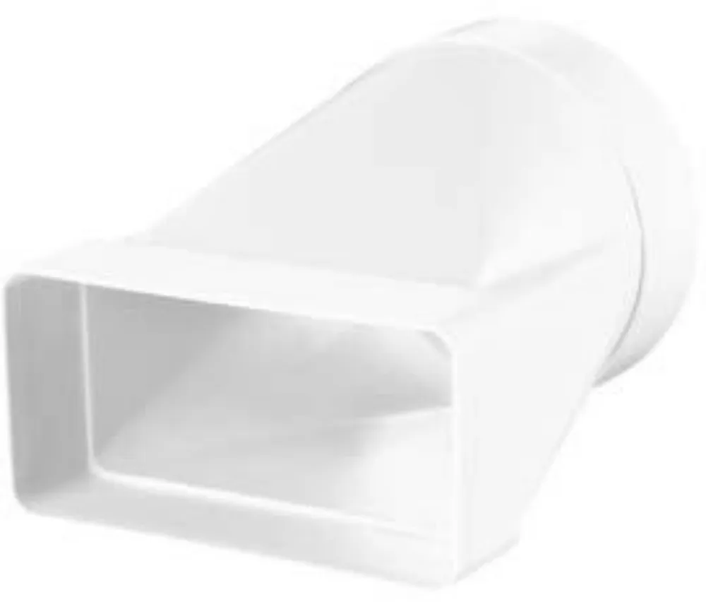 Image Reduction, transition from square pipe to circular  220x90/150 mm