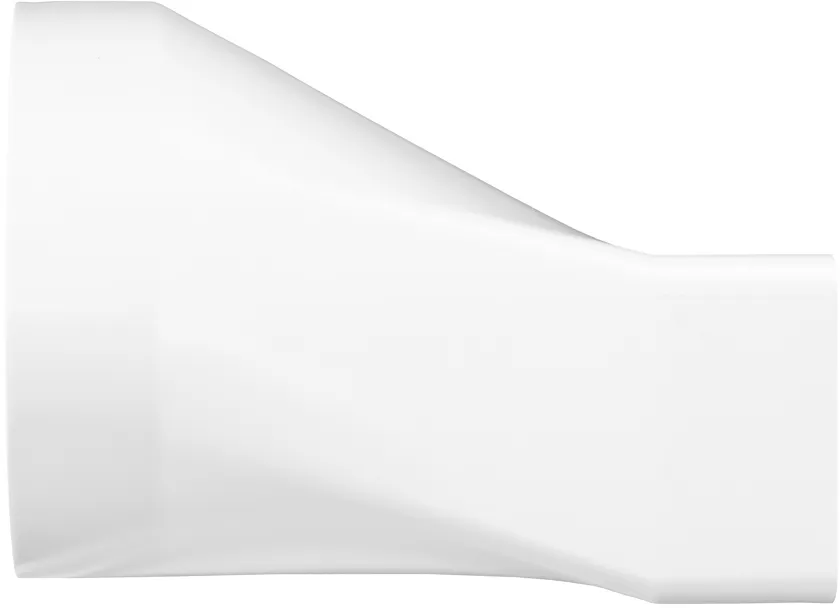 Image Reduction, transition from square pipe to circular  220x90/150 mm