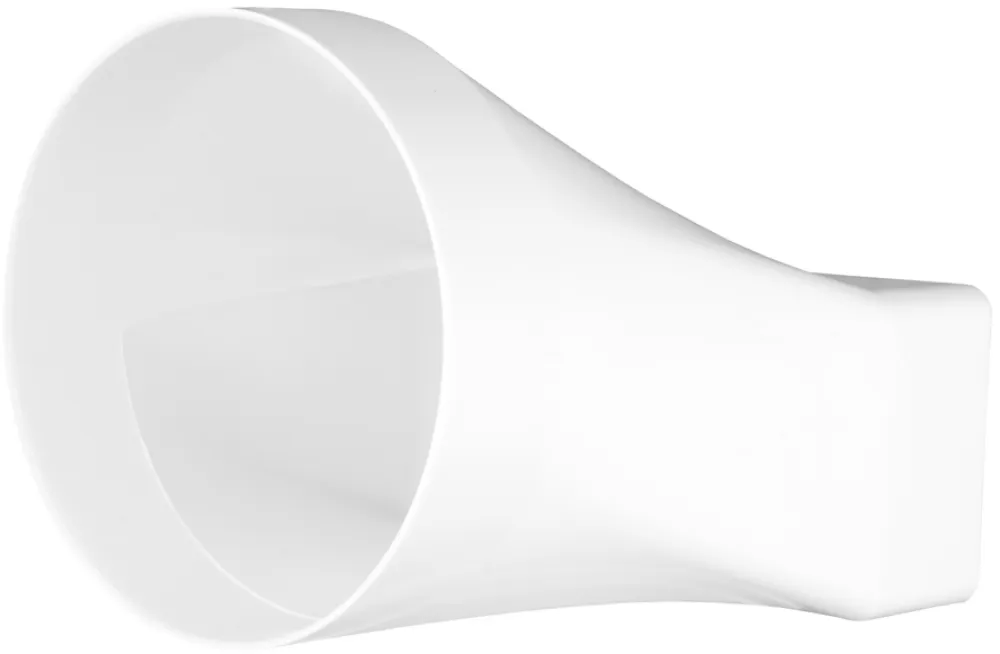 Image Reduction, transition from square pipe to circular  220x90/150 mm