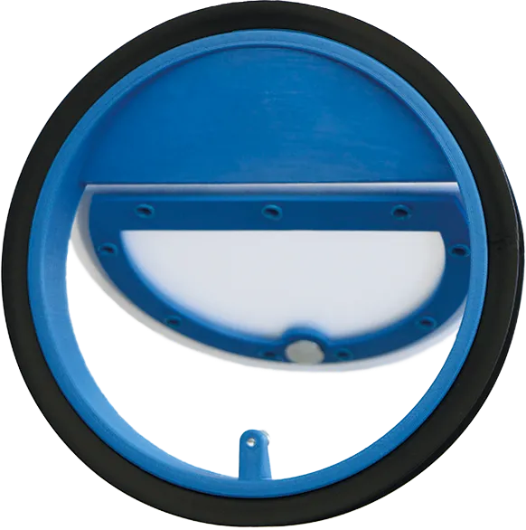 Image Circular horizontal odor-proof flap with magnet 150 mm for hoods