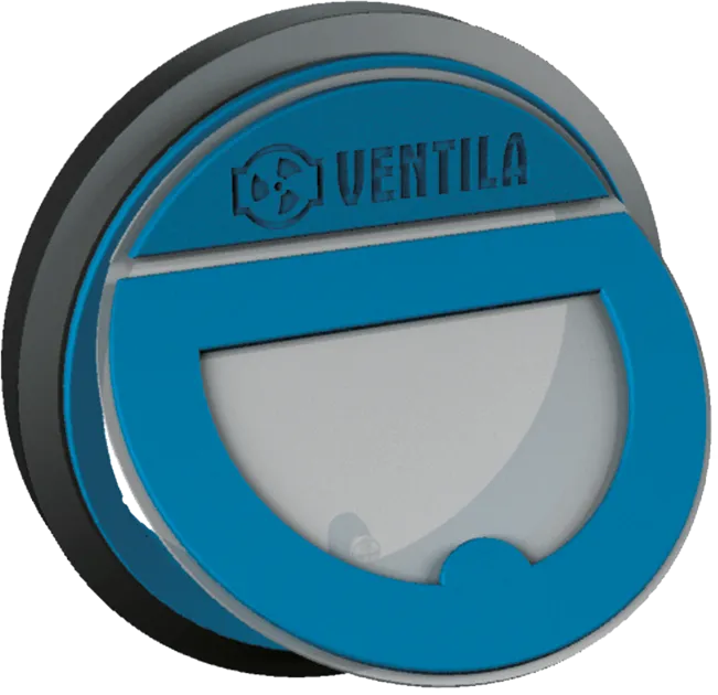 Image Circular horizontal odor-proof flap with magnet 150 mm for hoods