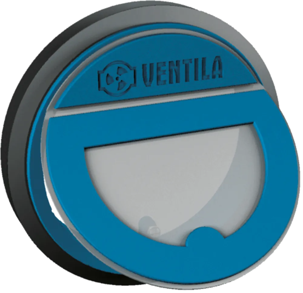 Image Circular horizontal odor-proof flap with magnet 150 mm for hoods