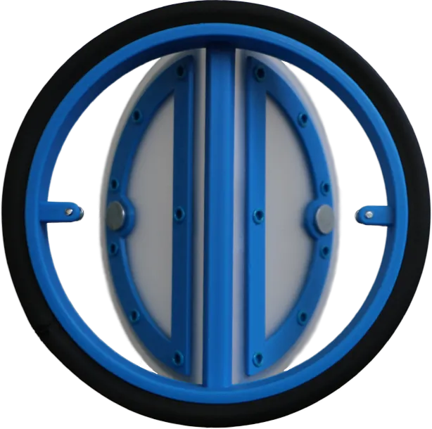 Image Round odor-proof flap with magnet for vertical and horizontal use