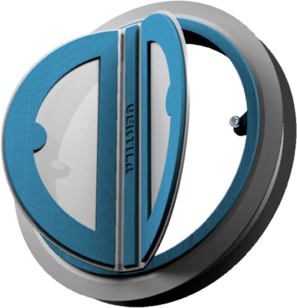 Image Round odor-proof flap with magnet for vertical and horizontal use