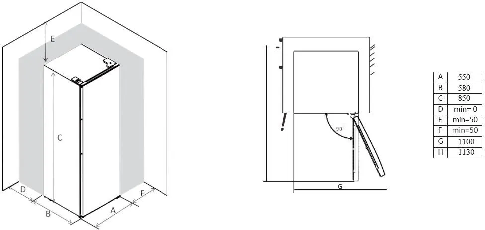 Image Table Top Refrigerator RT2128W