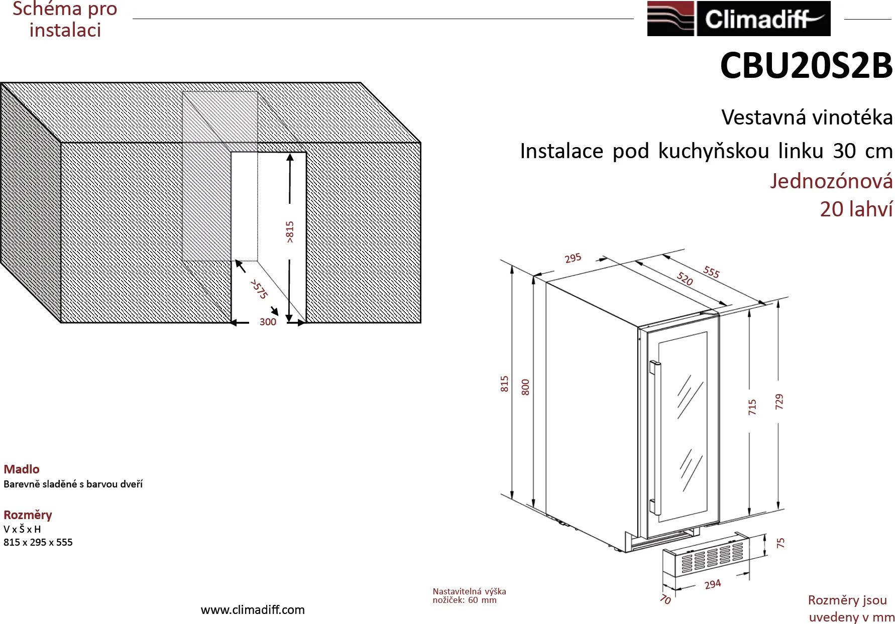Image Wine cabinet CBU20S2B