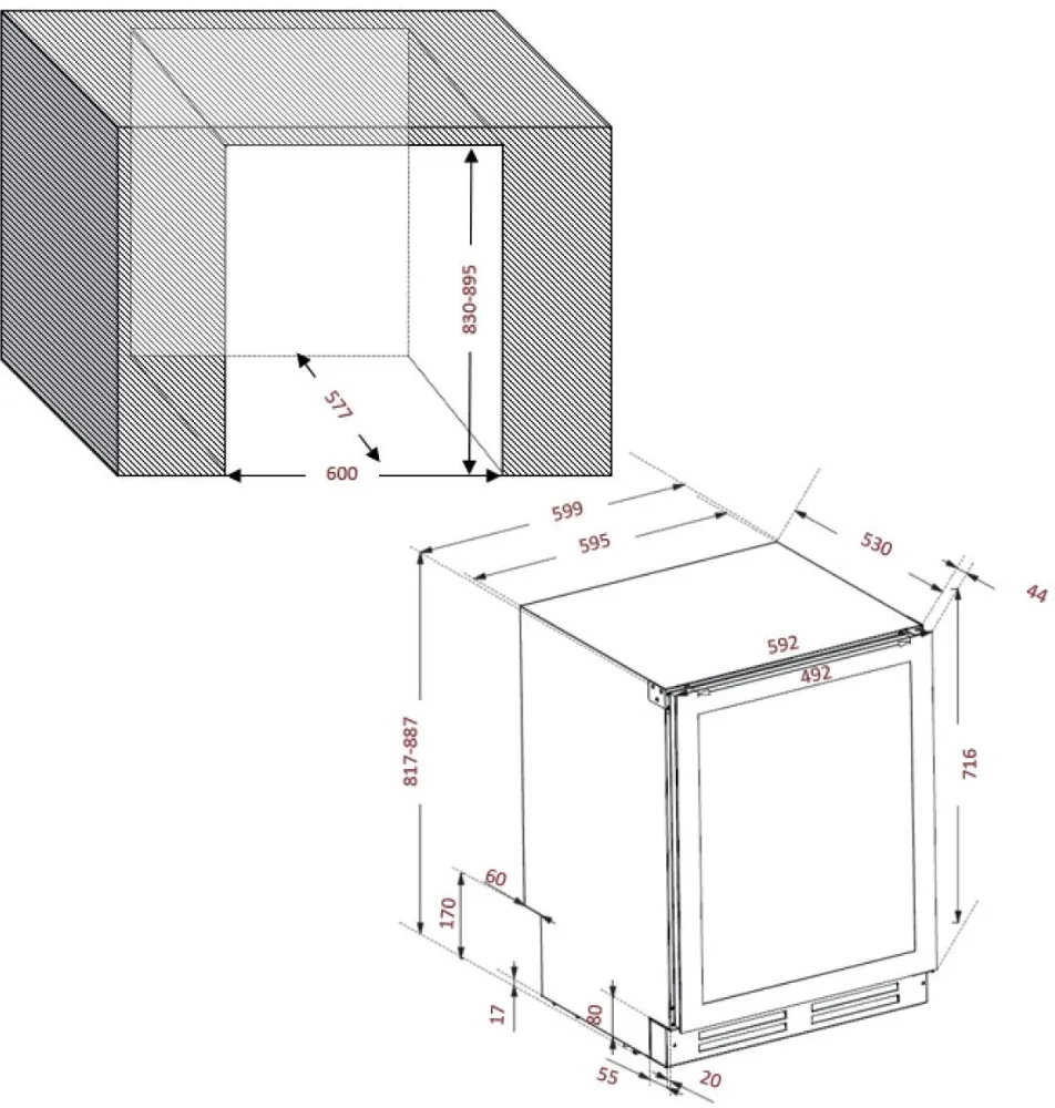 Image WINE CABINET AVU51D82