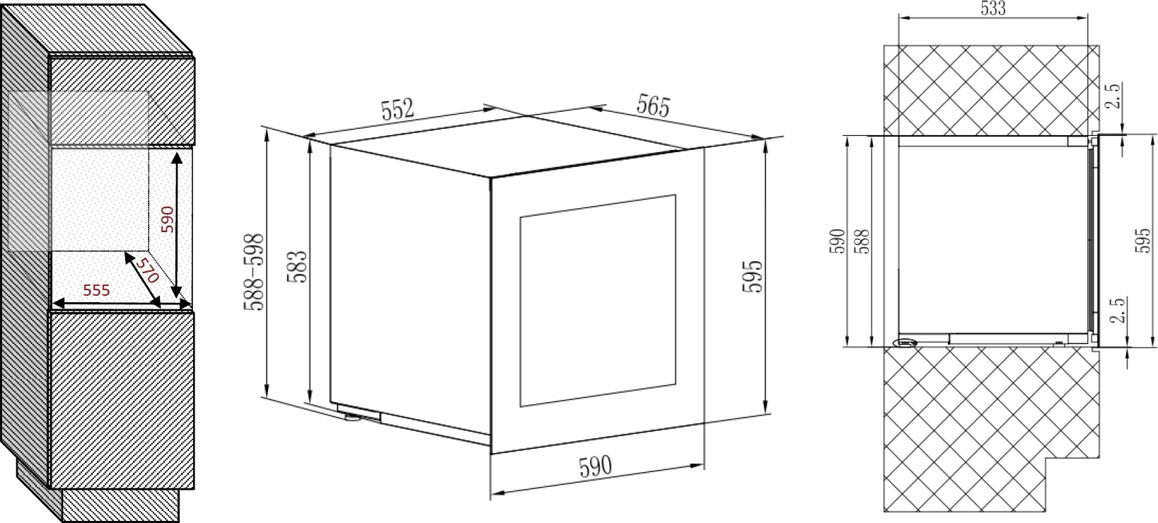 Image WINE CABINET AVI60PLATINUM
