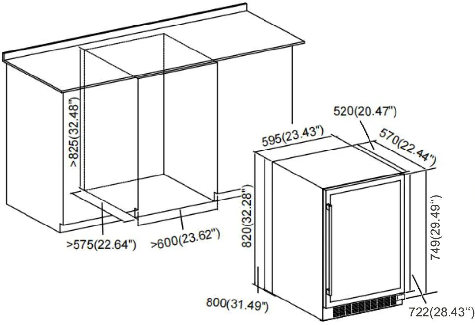 Image WINE CABINET DUW46DFB