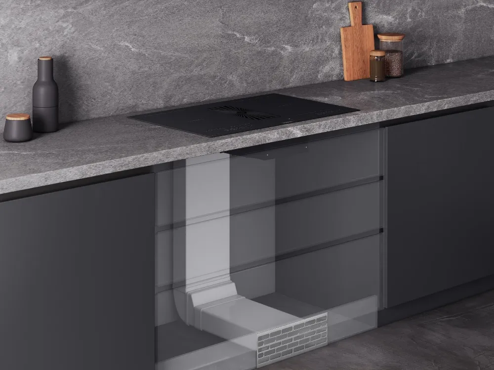 Image INDUCTION HOB DPH4840B (set with extractor)