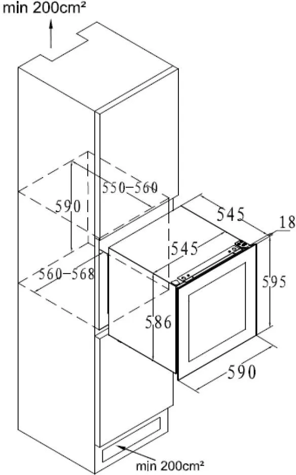 Image WINE CABINET DIW36DFB