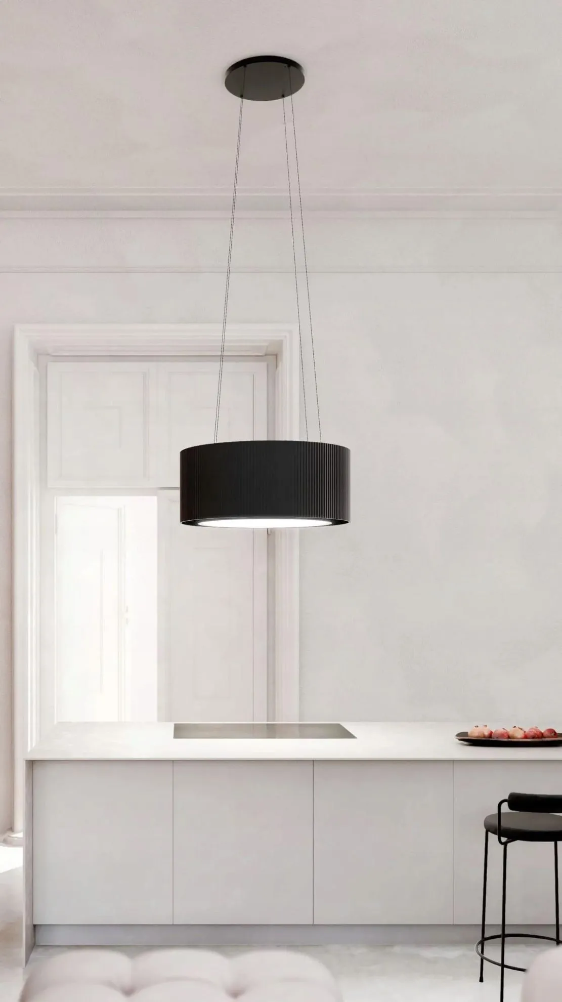 Image ISLAND HOOD MONO LIGHT 80 BLACK CDW8001C