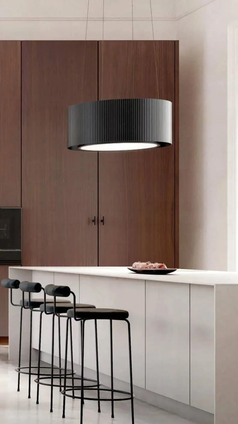 Image ISLAND HOOD MONO LIGHT 80 BLACK CDW8001C