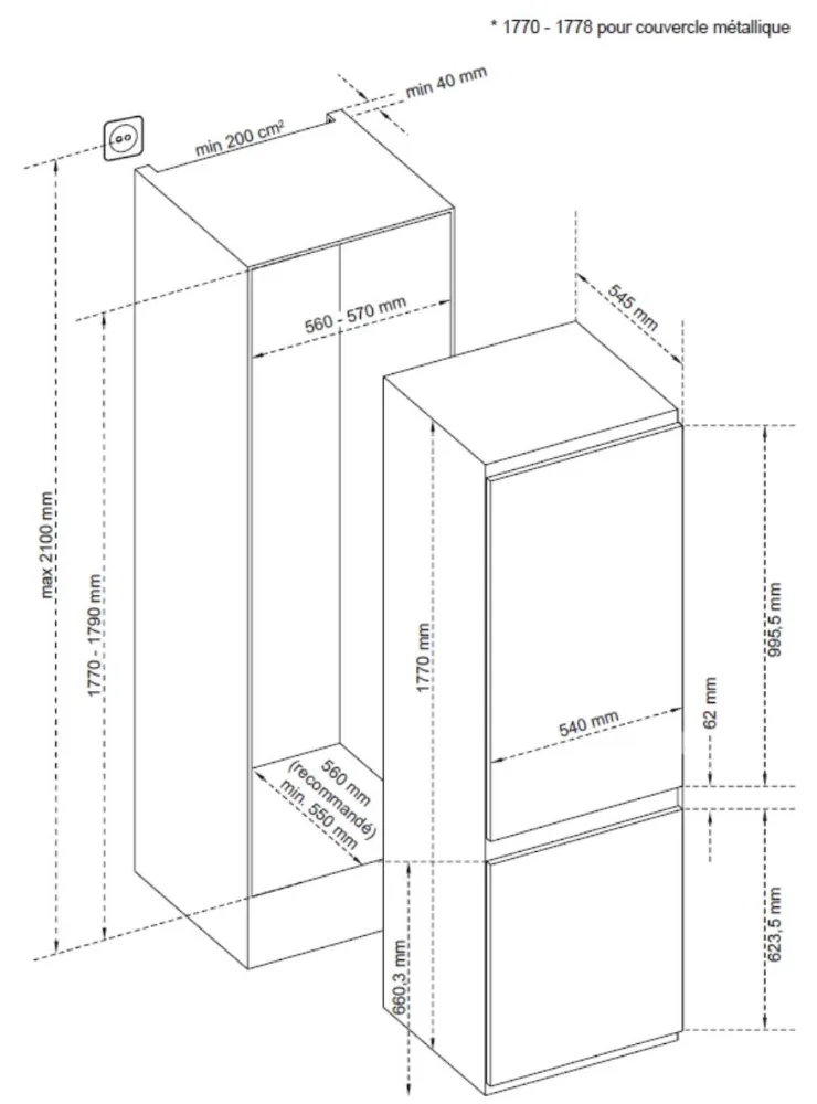 Image REFRIGERATOR DRC1771EN