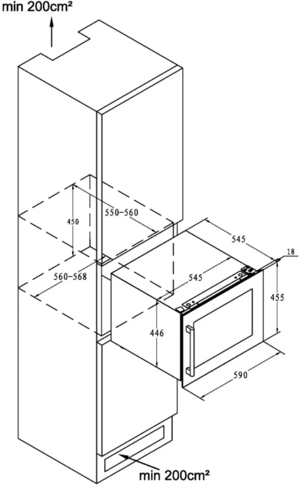 Image WINE CABINET DIW28FB