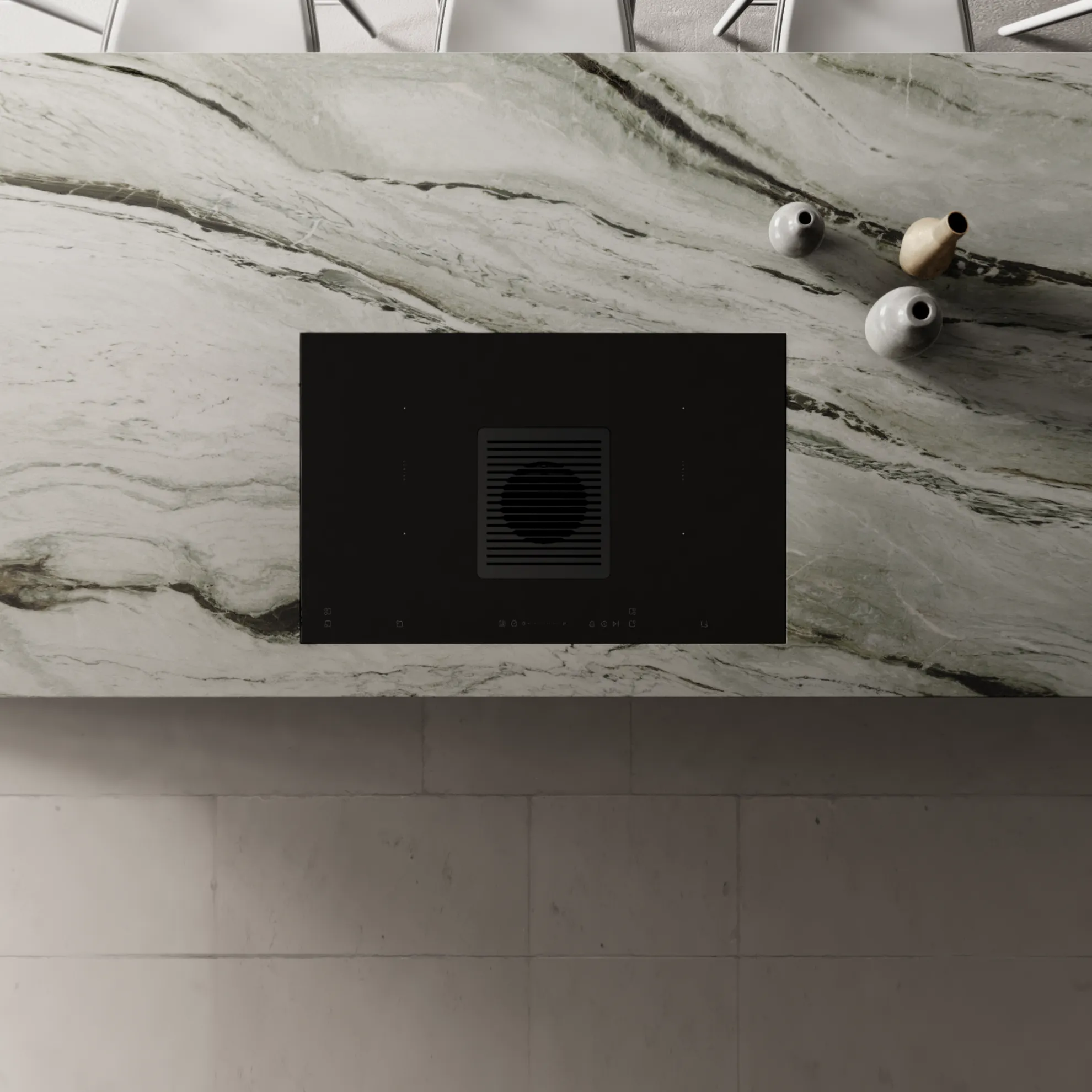 Image INDUCTION HOB WITH INTEGRATED EXTRACTOR WIZARD ONE CDB8301C