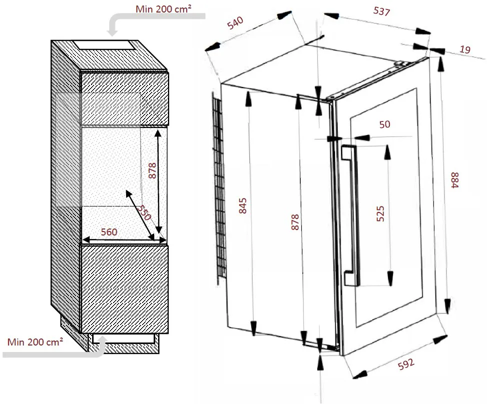 Image WINE CABINET AVI88G2