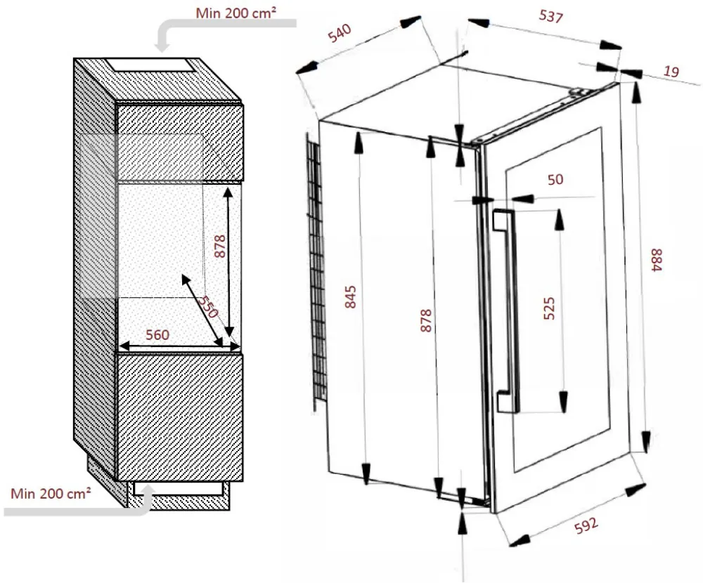 Image WINE CABINET AVI88G2
