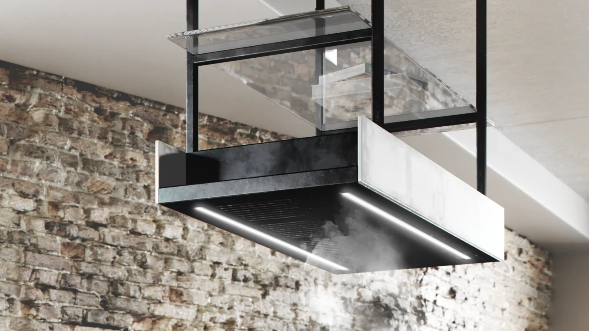 Image Island hood MINIMAL 1.120 Black CDW1201C