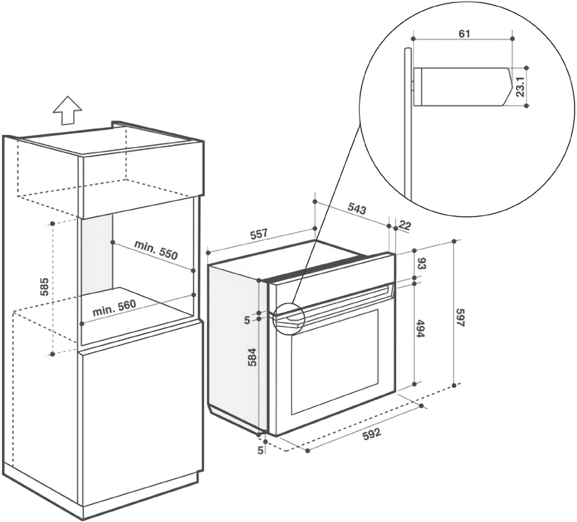 Image OVEN DOP4756W WIFI