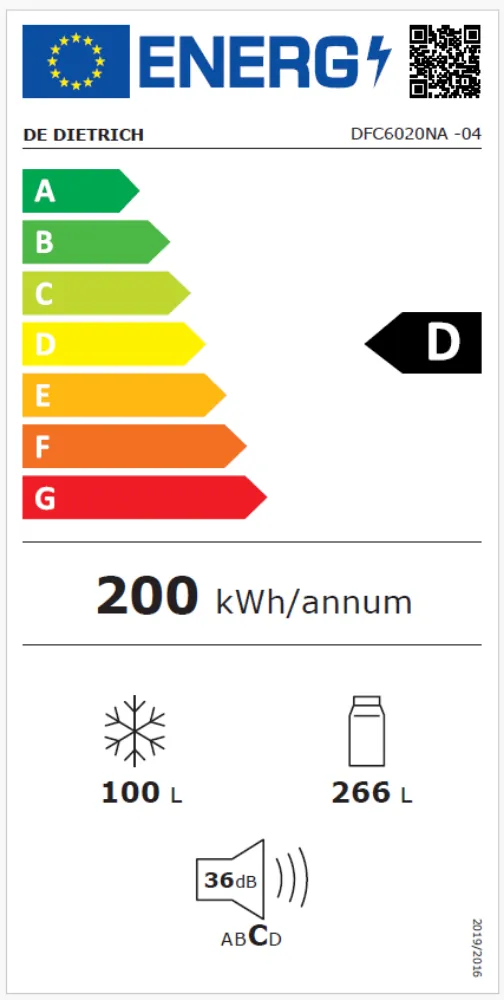 Image REFRIGERATOR DFC6020NA