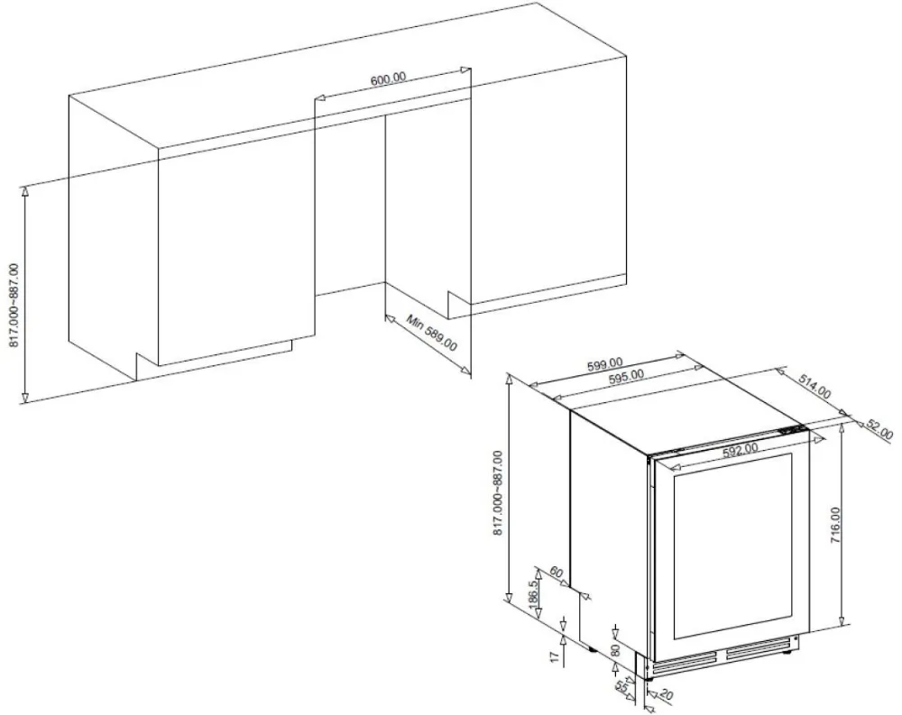 Image WINE CABINET AVU50PANEL